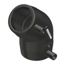 Plasson el.koljeno 45°PE100 SDR11 D63